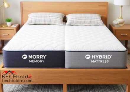 Make a Table Comparing Memory Foam vs Hybrid Mattresses