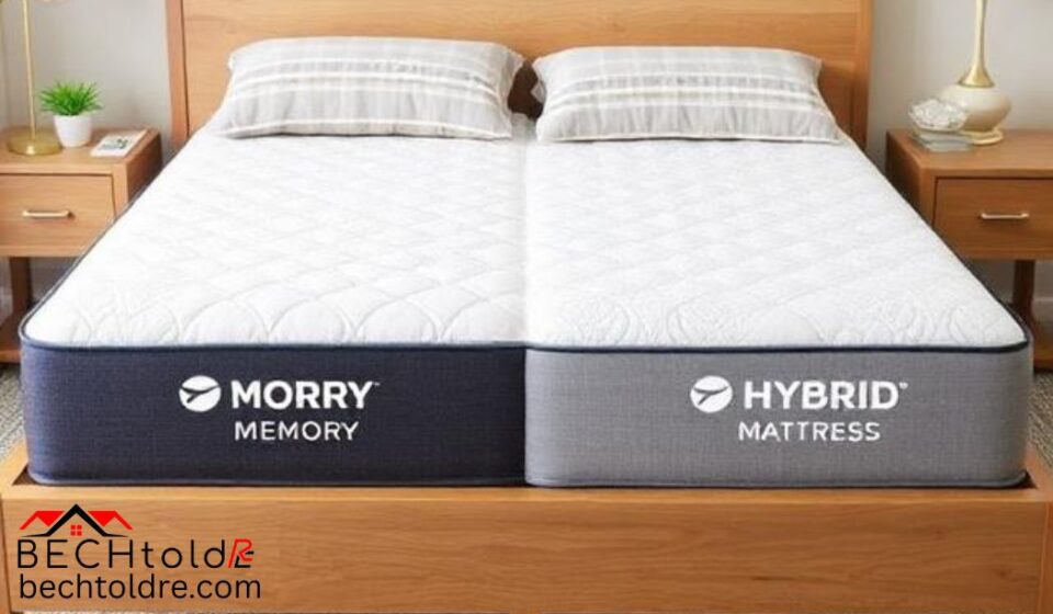 Make a Table Comparing Memory Foam vs Hybrid Mattresses