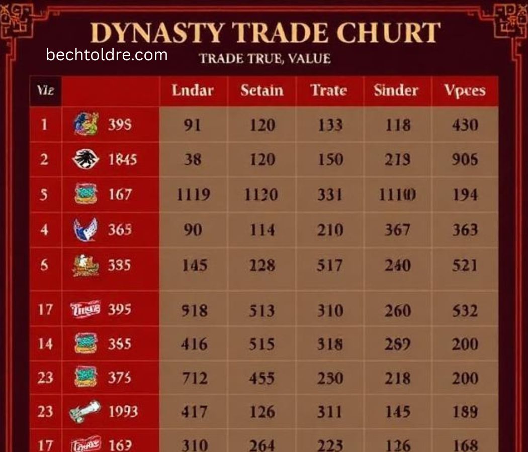 The Ultimate Guide to Dynasty Trade Value Charts