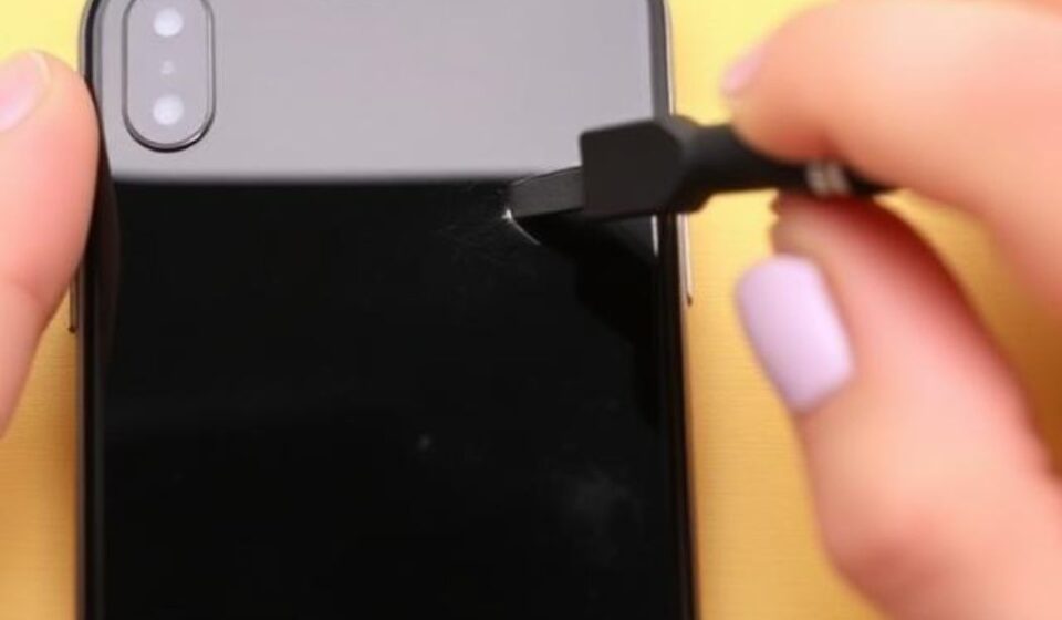 iphone xr screen discoloration