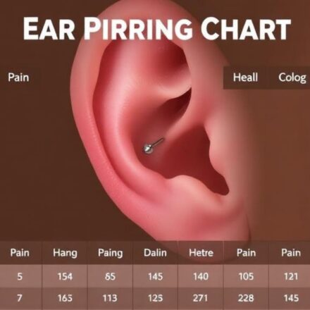 Ear Piercing Chart