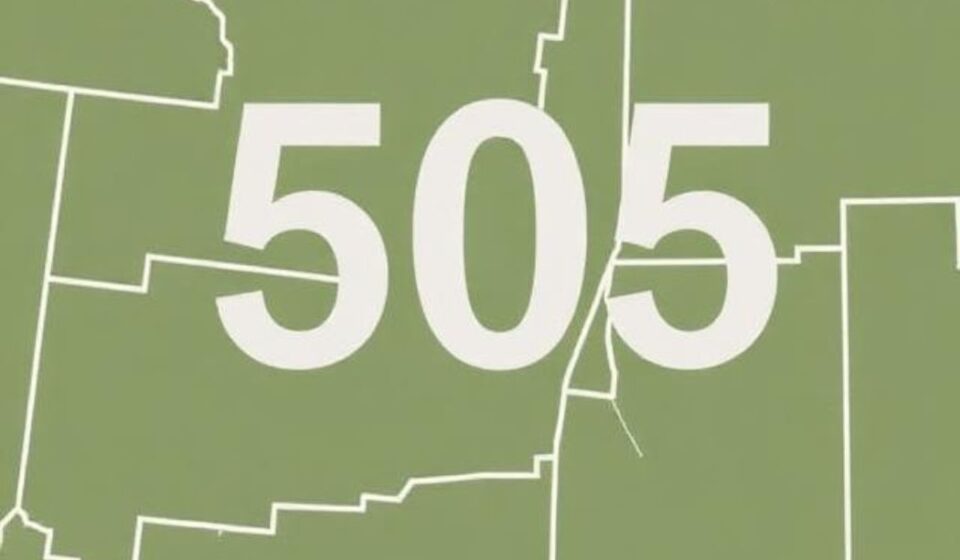new mexico 505 area code
